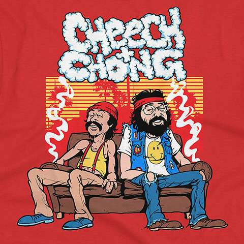LIQUID BLUE CHEECH & CHONG COUCH LOCKED TEE