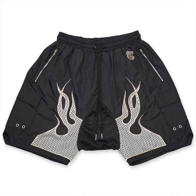 パンツ T.C.R FLAME SARUEL NYLON SHORTS - BLACK T.C.R FLAME SARUEL NYLON SHORTS - BLACK | T.C.R BY TOUCHER