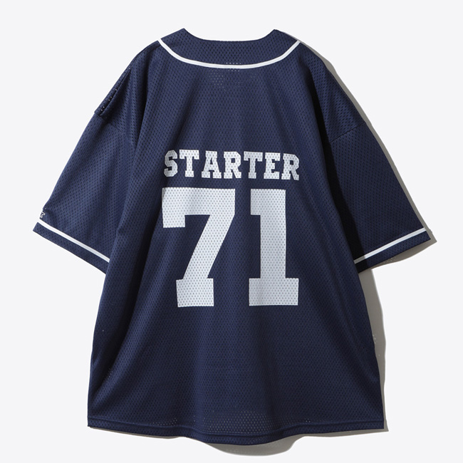STARTER BLUE LABEL MESH BASEBALL SHIRT
