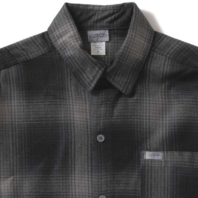 CALTOP  SHIRT CHARCOAL BLACK