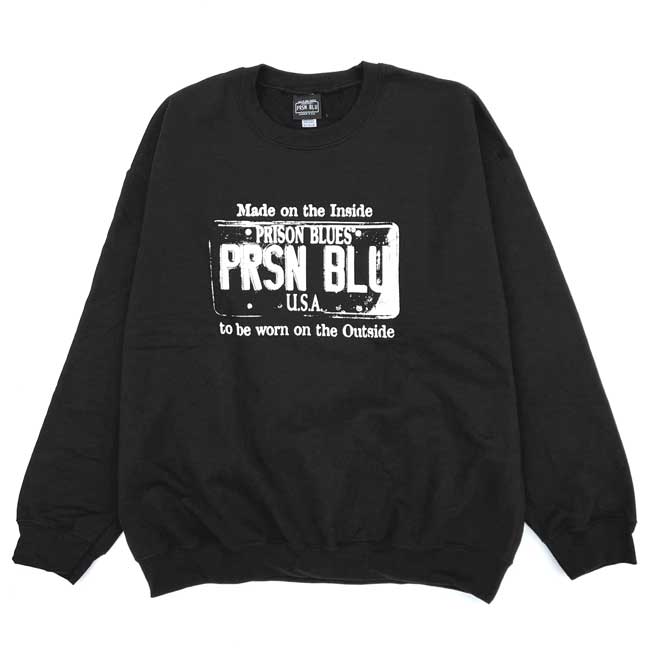 【入手困難】PRISON BLUES　USA PLATE スウェット　グレー　M