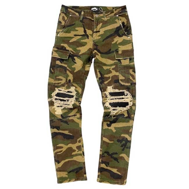 パンツ Chillin' Camo CargoPants BlackLeather 30 Chillin' CAMO CARGO PANTS - BLACK LEATHER