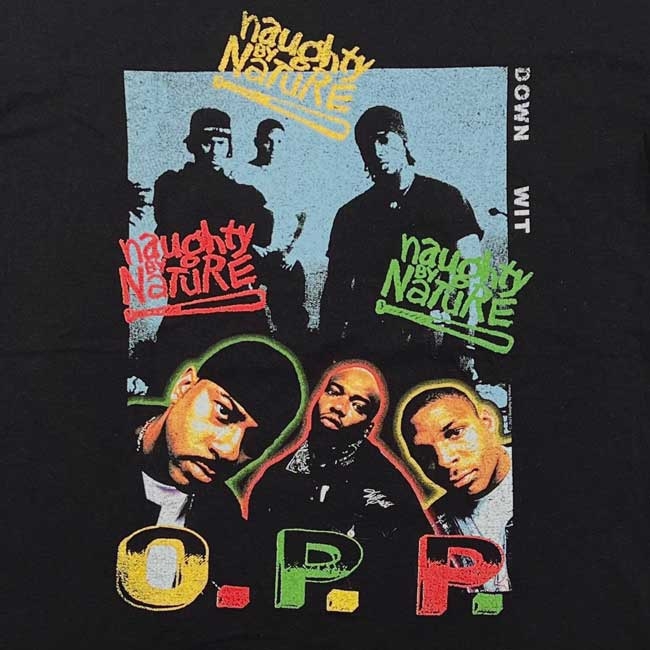 NAUGHTY BY NATURE DOWN WIT OPP RASTA LOGO TEE