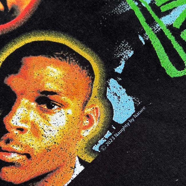 NAUGHTY BY NATURE DOWN WIT OPP RASTA LOGO TEE