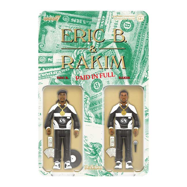 SUPER7 ERIC B. & RAKIM PAID IN FULL 2PK ReAction Figure ReAction