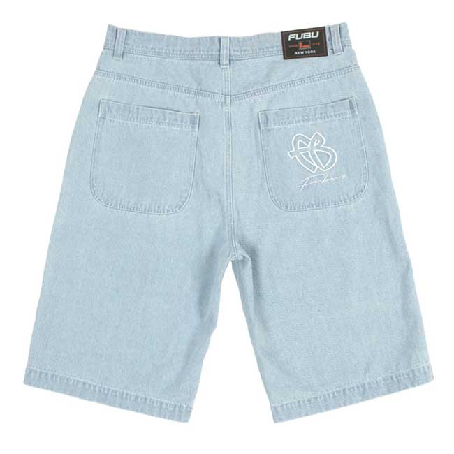 FUBU DENIM BAGGY HALF PANTS