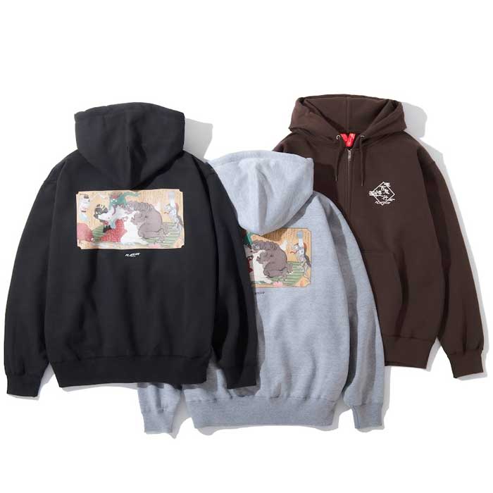 FLATLUX NURANURA ZIP HOODIE