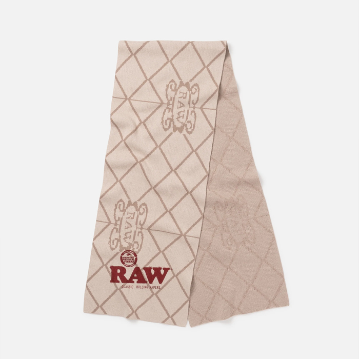 RAW x INTERBREED  Rolled Up Muffler マフラー INTERBREED : RAW x INTERBREED “Rolled Up Muffler” | FULLSPEC.