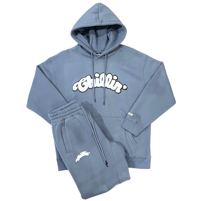 Chillin' BIG LOGO SWEAT SET UP Lサイズ Chillin' BIG LOGO SWEAT SET UP