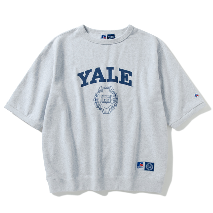 90s RUSSELL YALE SWEAT SHIRT ラッセル イェール USA製 90s RUSSELL ATHLETIC Print Sweatshirt . (Size：XL