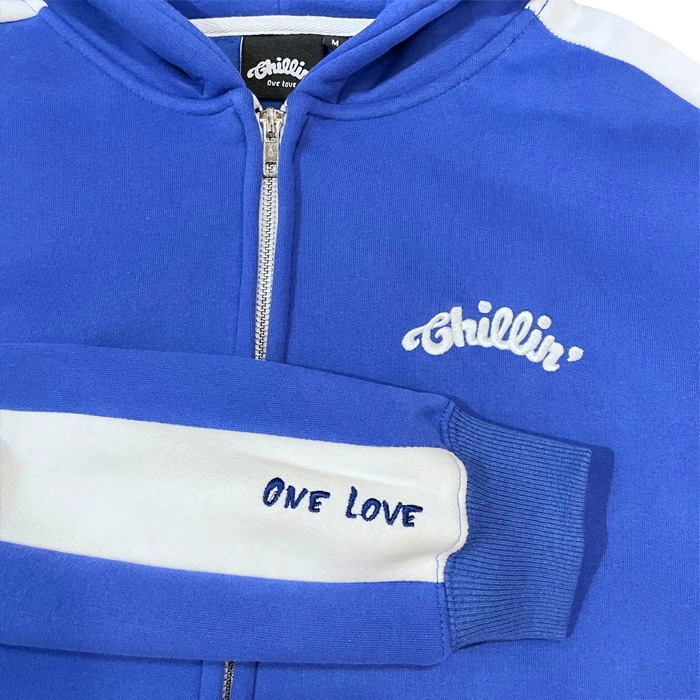 chillin セットアップ Chillin' LINE SWEAT ZIP HD SET UP