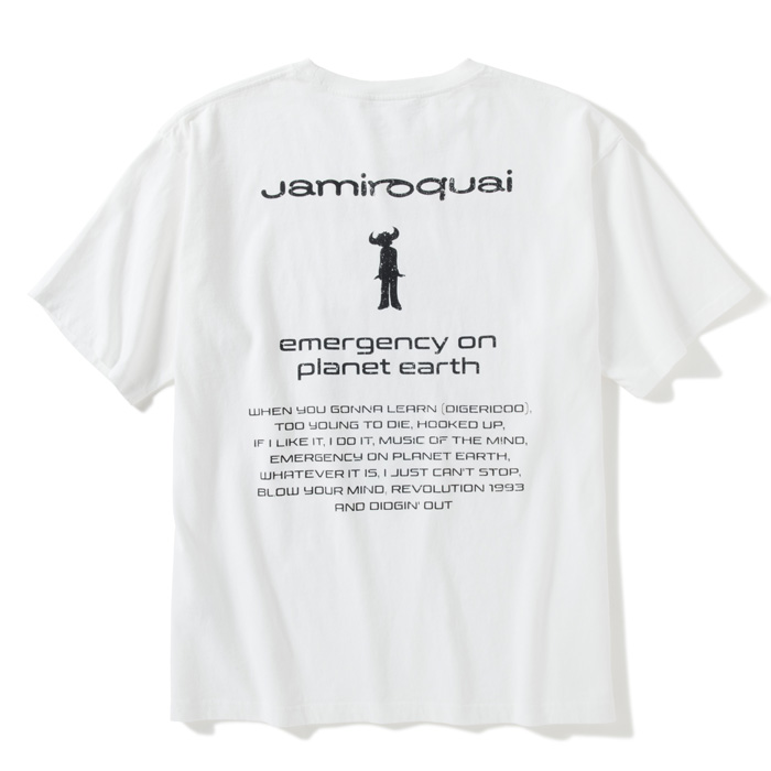 ジャミロクワイ JAMIROQUAI EMERGENCY ON PLANET EARTH TEE ジャミロクワイ JAMIROQUAI EMERGENCY ON PLANET EARTH TEE