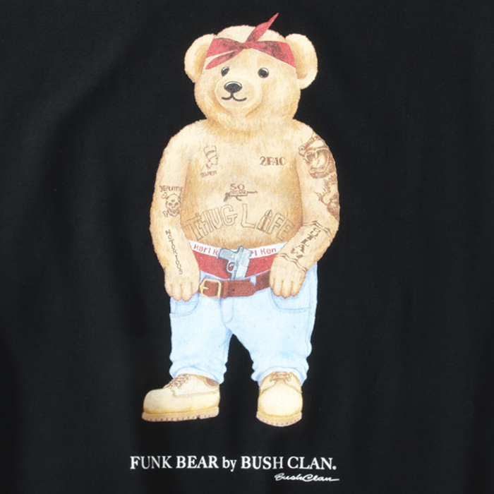BUSH CLAN 2PAC BEAR SS TEE