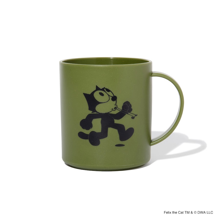 Felix the Cat マグカップ ガラス製 フィリックス 広島 雑貨屋 フェリックス マグカップ 世界一有名なネコっ