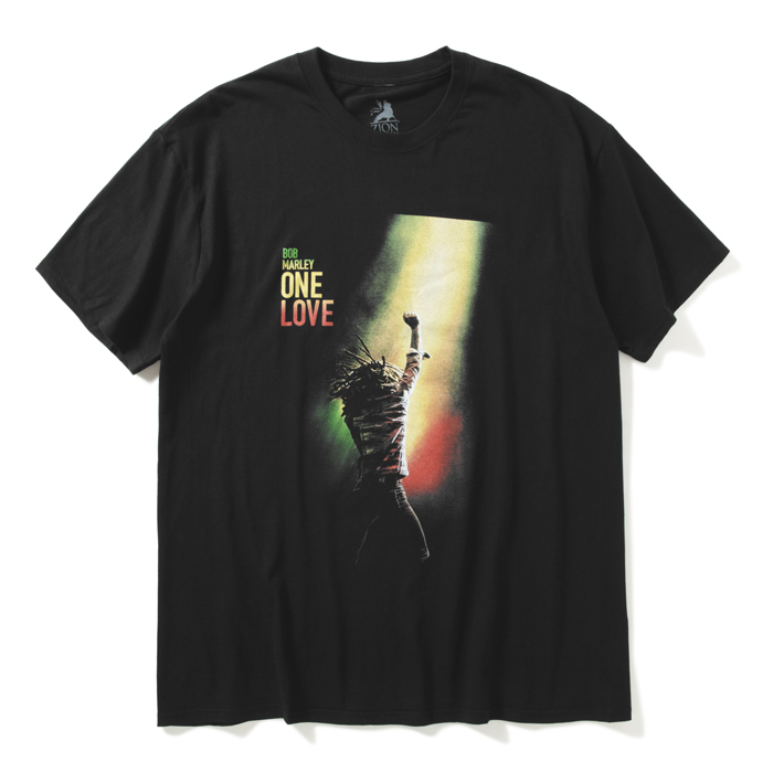 ZION ROOTSWEAR BOB MARLEY ONE LOVE MOVIE POTER TEE