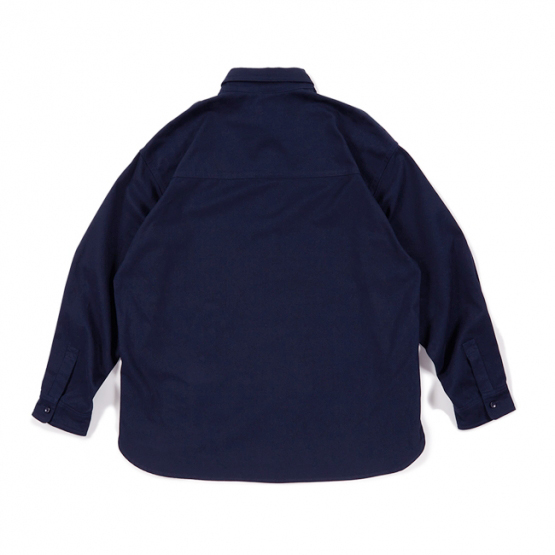 Deviluse ワークシャツ XL ベージュ　セットアップ Work Shirts(Navy) - Deviluse ONLINE STORE