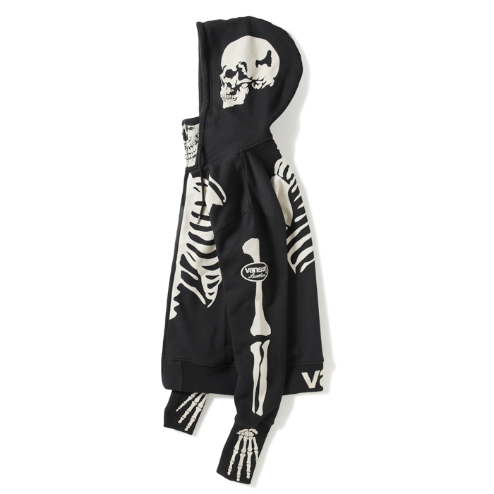 VANSON SKULL BONE FULL ZIP PARKA