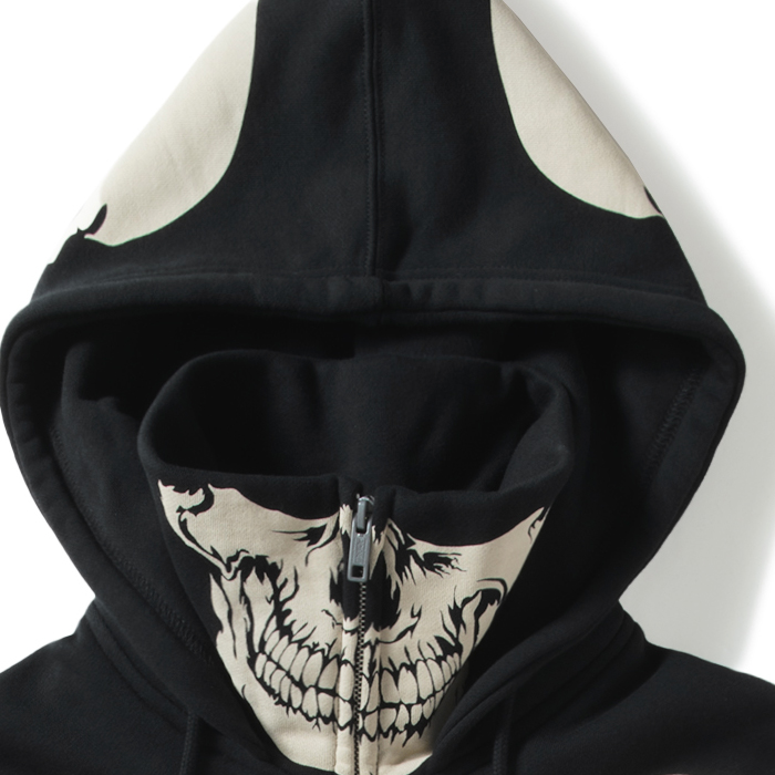 VANSON SKULL BONE FULL ZIP PARKA