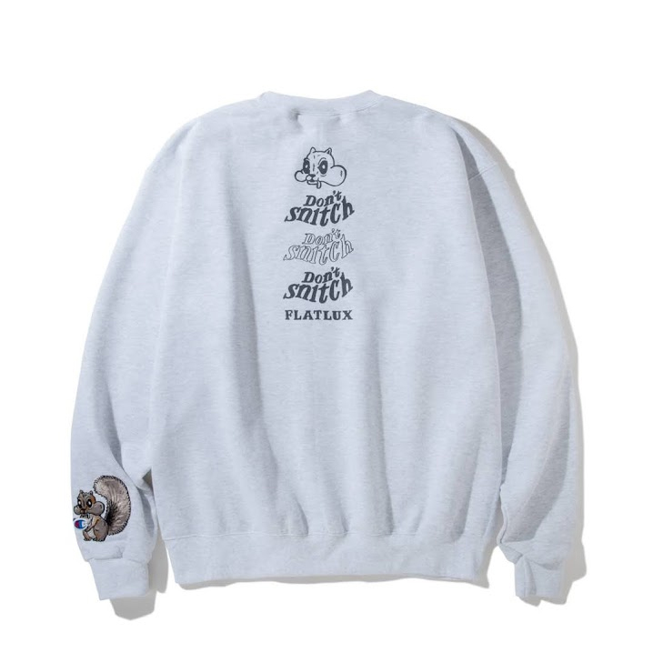 【おしゃれ】 FLATLUX CREWNECK SNITCH トップス