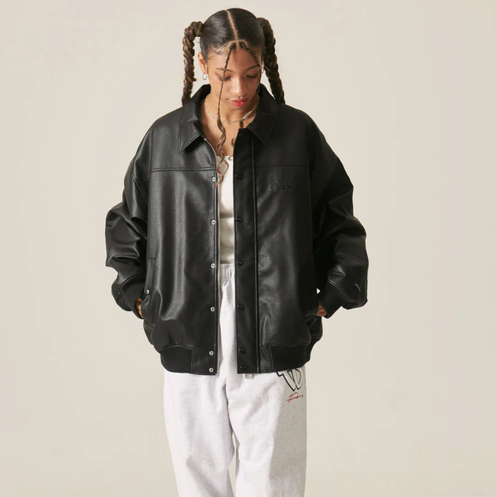 FUBU ECO LEATHER BLOUSON