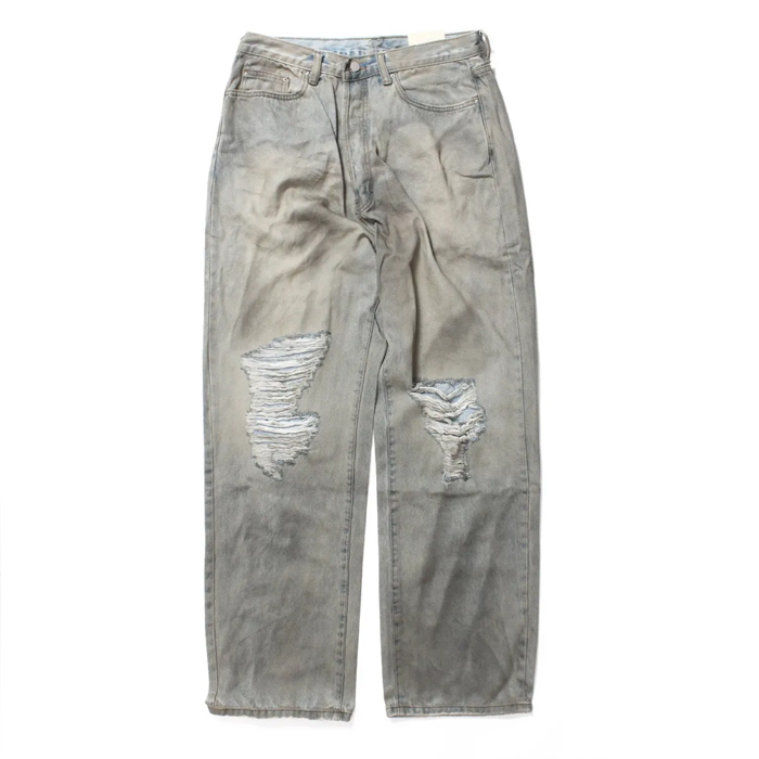 MNML ULTRA BAGGY DESTROYED DENIM