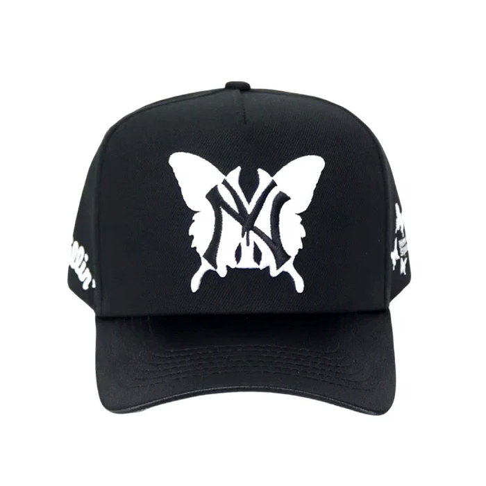 eyden着用CHILLIN NY BUTTERFLY SNAPBACK CAP 送料無料】CHILLIN NY BUTTERFLY SHINY SNAPBACK CAP【NAVY