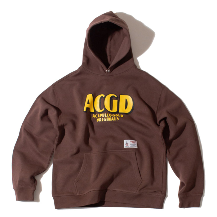 Acapulco Gold ACGD SNAP HOODED SWEATSHIRT Acapulco Gold ACGD SNAP HOODED SWEATSHIRT