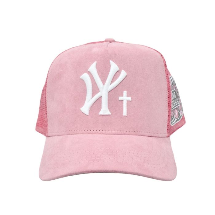 YOUNG JESUS YJ WORLDWIDE SERIES SUEDE MESH CAP