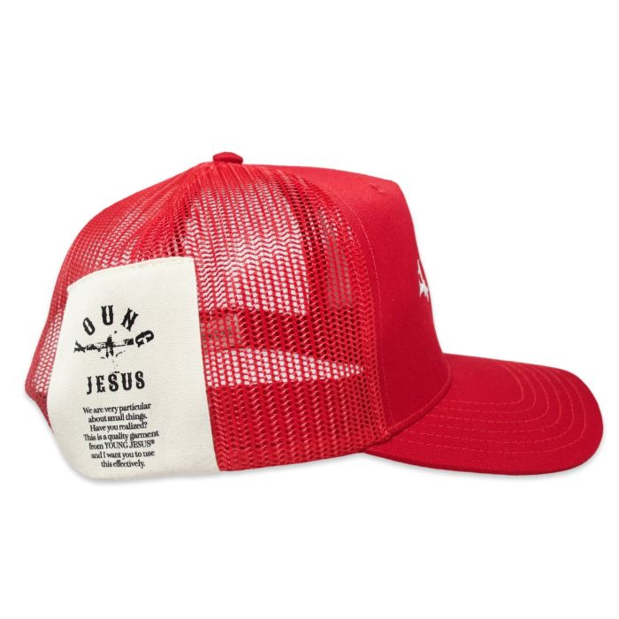 YOUNG JESUS TRUCKER HAT