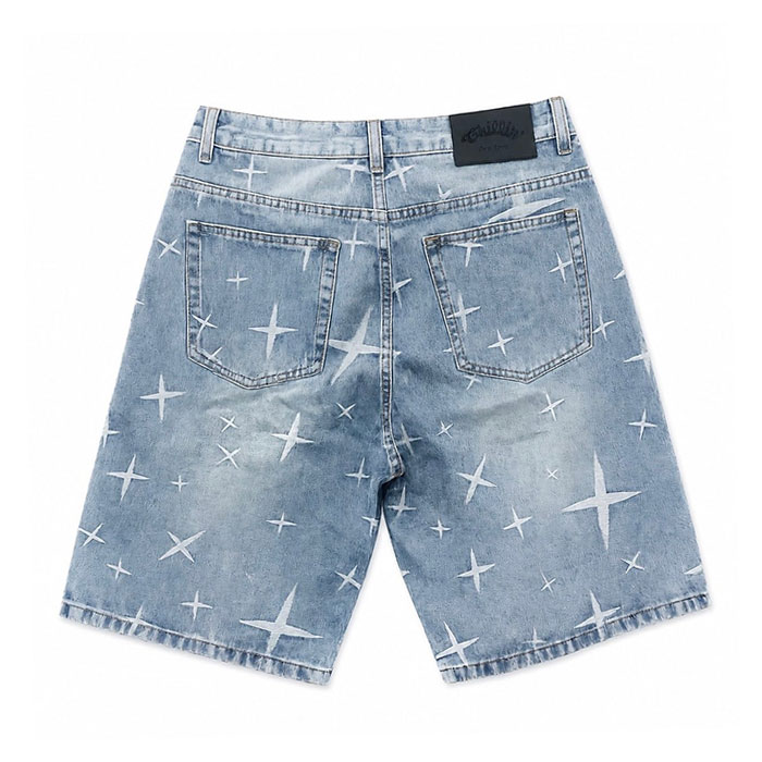 Chillin' STAR DENIM SHORTS